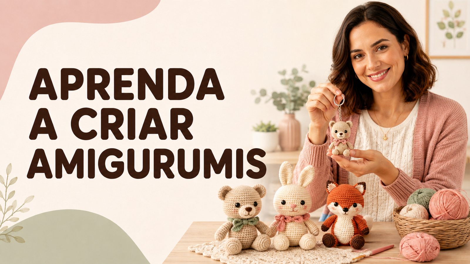 Capa de Como criar amigurumis de crochê